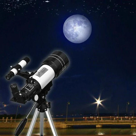 Professional Astronomical Telescope 70mm Aperture, 300mm Focal Length With Easy Setup For Stargazing And Nature | Lersk
