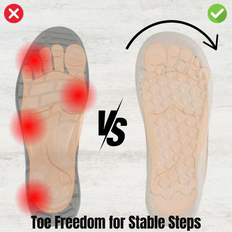 Ergonomische leichte Wanderschuhe, orthopädisch geprüft | Lersk