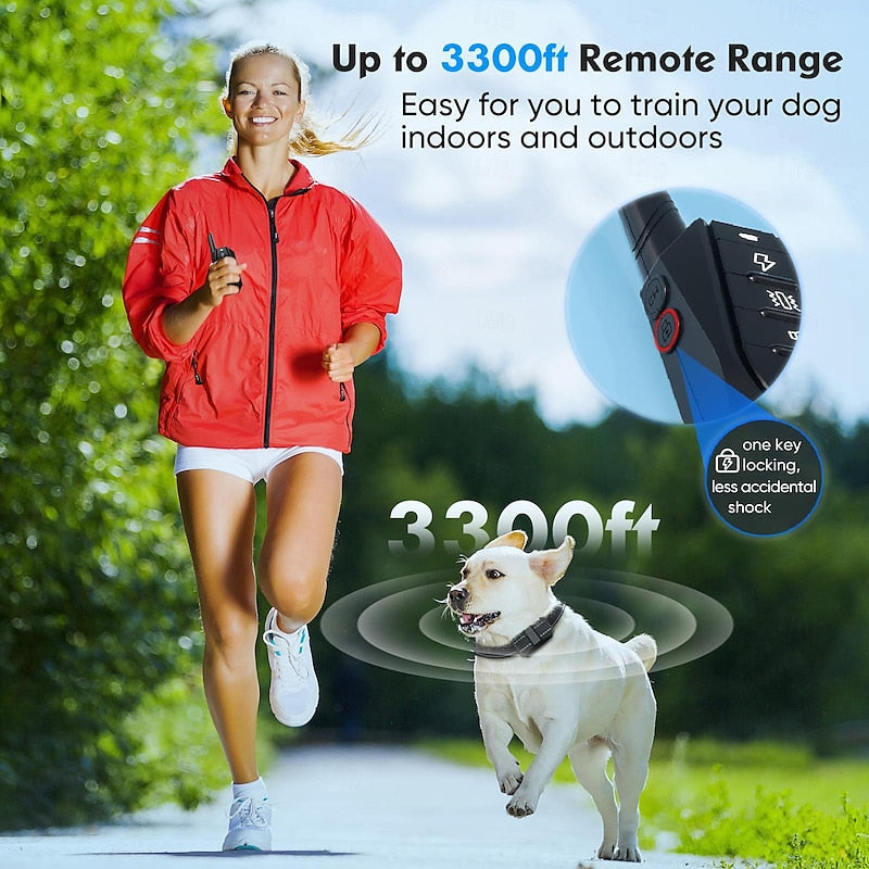 AstraTrail Pro Remote Dog Collar IPX7 Waterproof Training | Lersk