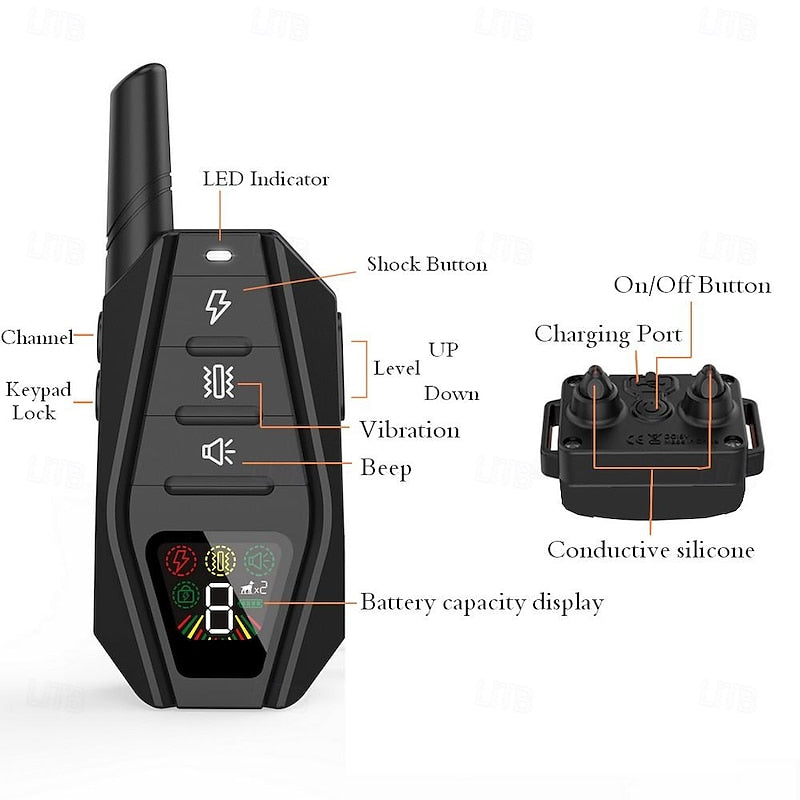 AstraTrail Pro Remote Dog Collar IPX7 Waterproof Training | Lersk