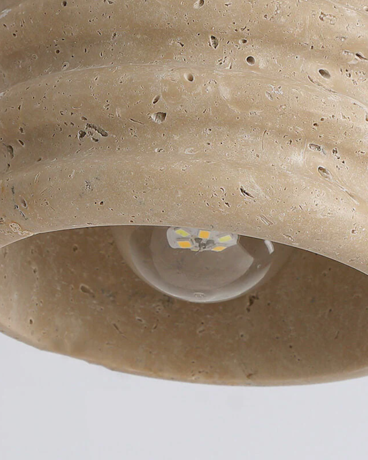 LumaVell Japandi Pendant Light With Wavy Ceramic Shade | Lersk