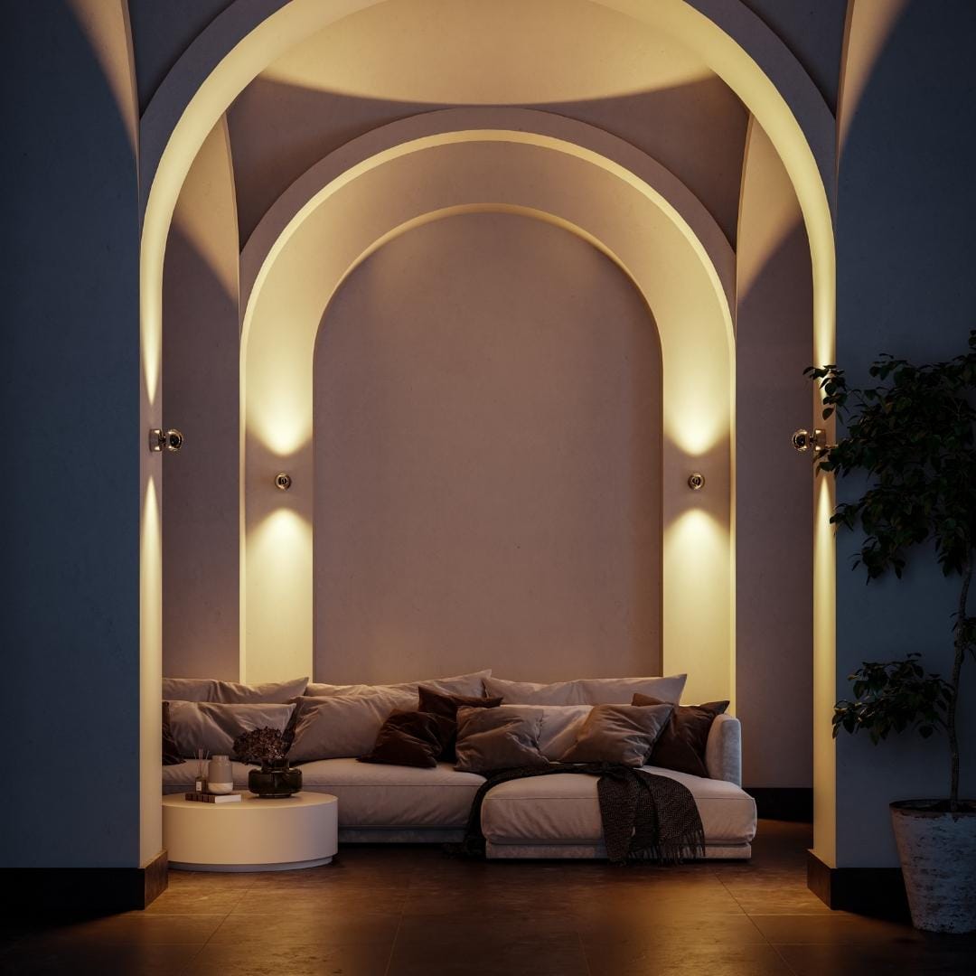 LumaArc Rotating LED Wall Lamp With Remote Control | Lersk