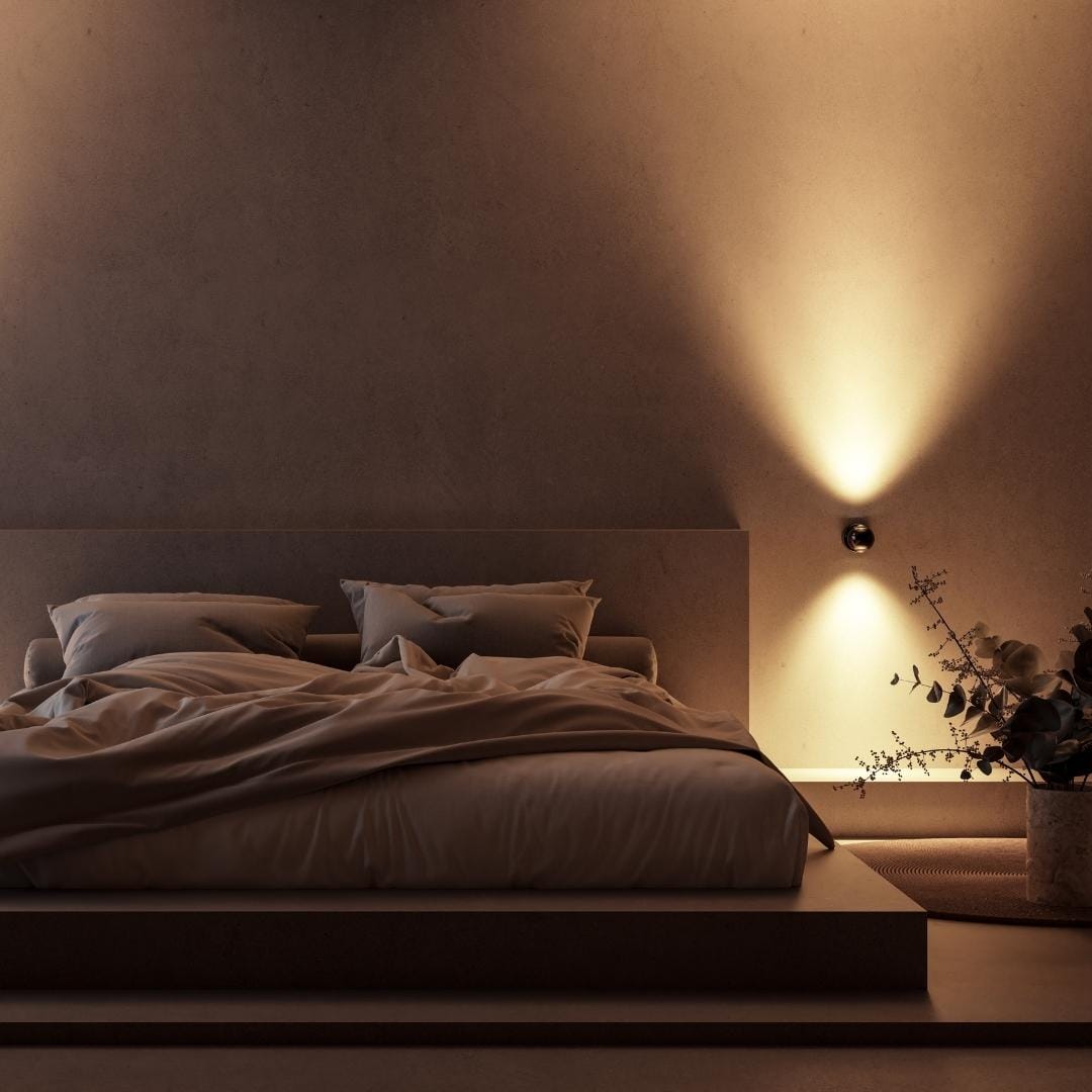LumaArc Rotating LED Wall Lamp With Remote Control | Lersk