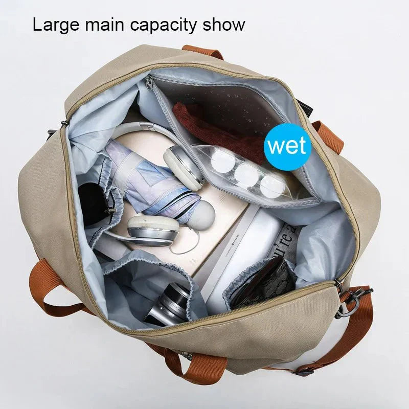 حقيبة فيتفوي دافل – حقيبة رياضية وسفر خفيفة الوزن مع حجرة للأحذية وفصل بين الرطب والجاف | ليرسك