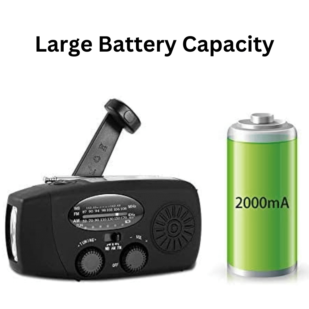 HavenLight Wind-Up Emergency Radio, AM/FM Plus Power Bank | Lersk