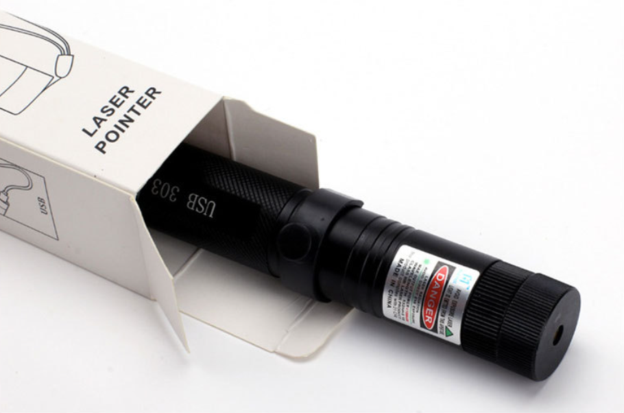 Wiederaufladbare Hochleistungs-Laserpointer-Taschenlampe | Lersk