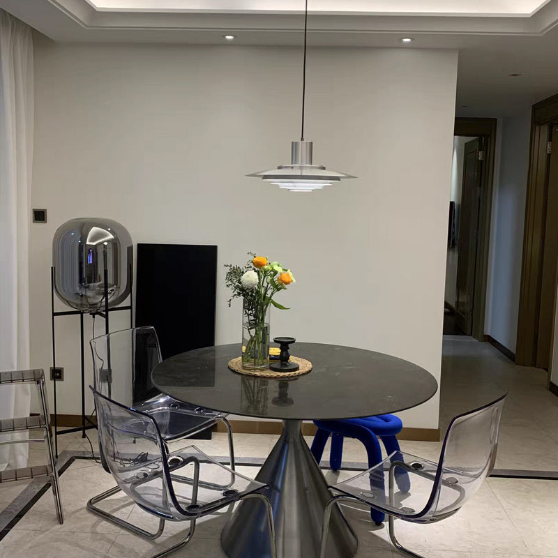 Suspension moderne en aluminium NovaLume pour salles à manger | Lersk
