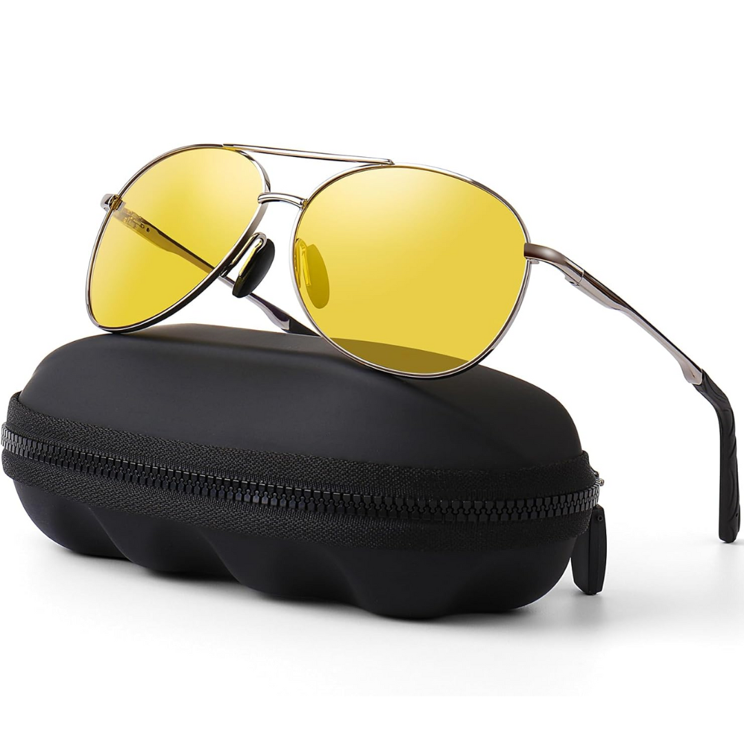 Joey Polarized Aviator Sunglasses With UV400 Protection | Lersk