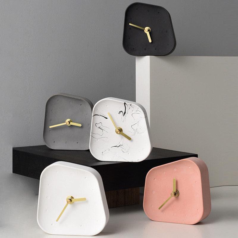 Marlow | Cement Desk Clock | Lersk