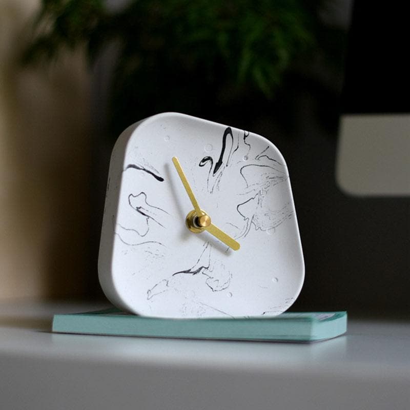 Marlow | Cement Desk Clock | Lersk