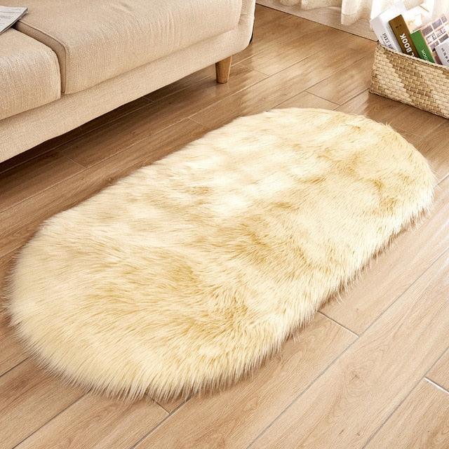 Tappeto in pelliccia sintetica fine Marloft | Lersk