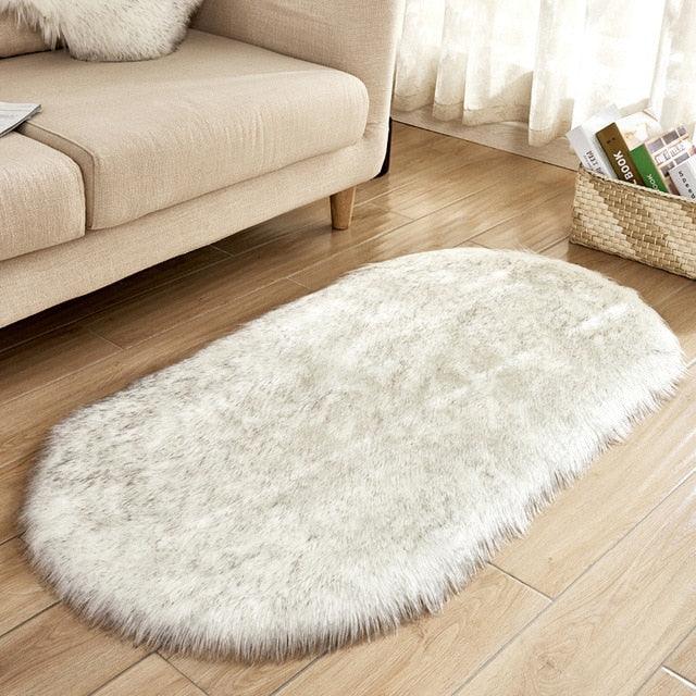 Tappeto in pelliccia sintetica fine Marloft | Lersk