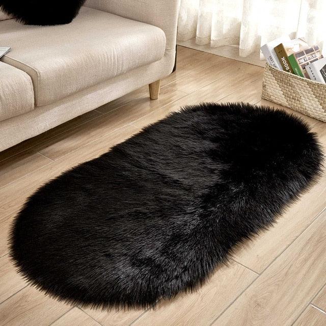 Tappeto in pelliccia sintetica fine Marloft | Lersk