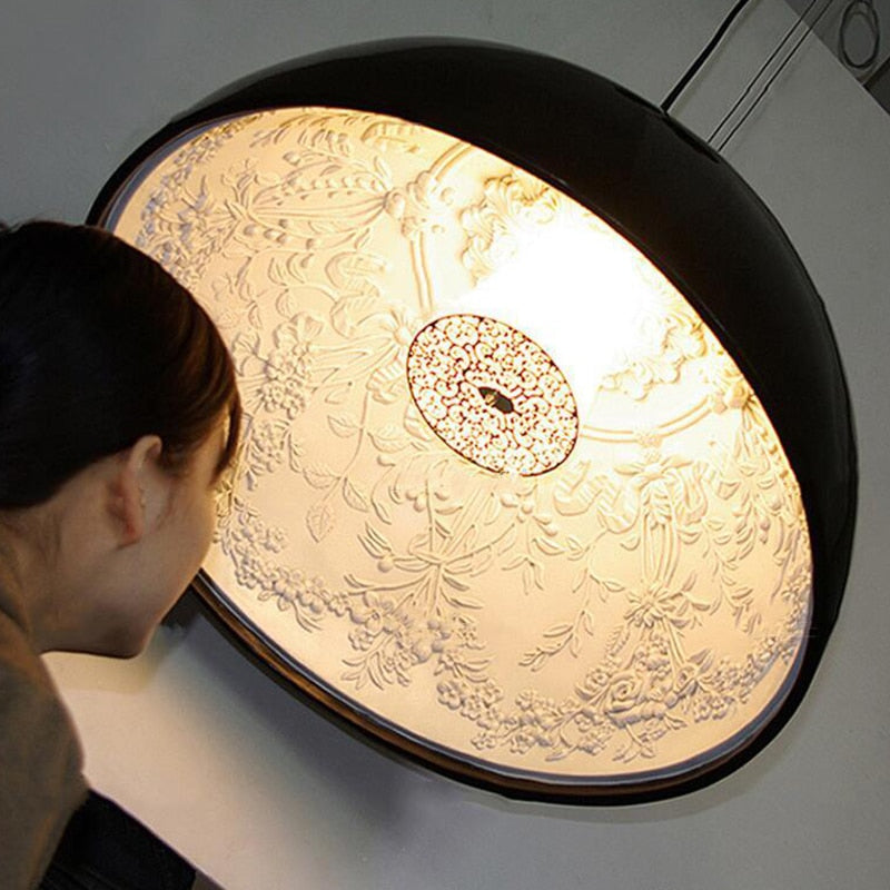 Lampadario a cristalli in resina Solara Bloom a plafone semi incassato | Lersk