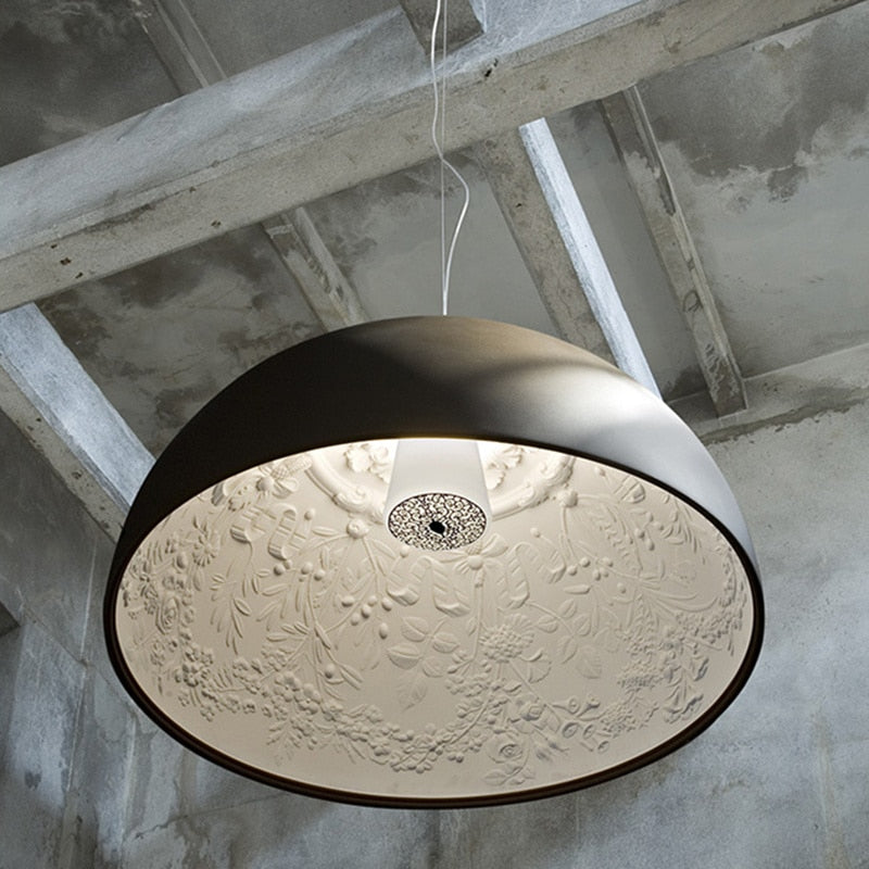 Lampadario a cristalli in resina Solara Bloom a plafone semi incassato | Lersk