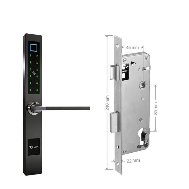 SilverKey Pro biometrický zámek na dveře s přístupem přes Bluetooth | Lersk