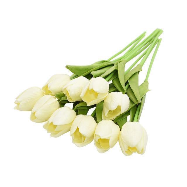 Set bouquet di fiori artificiali 10 pezzi tulipani finti | Lersk