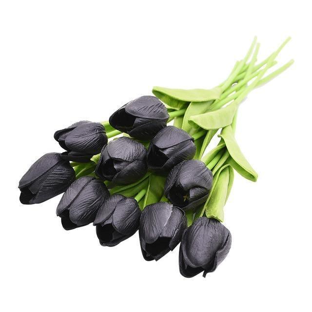 Set bouquet di fiori artificiali 10 pezzi tulipani finti | Lersk