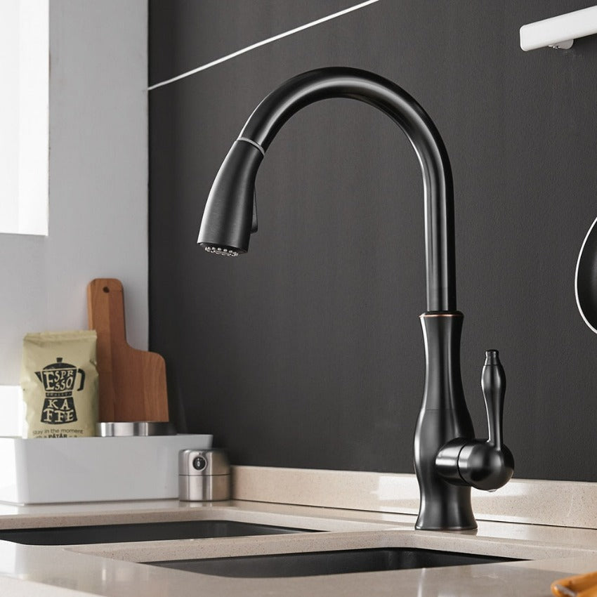 Vellaro Pull Out Kitchen Faucet | Stainless | Lersk
