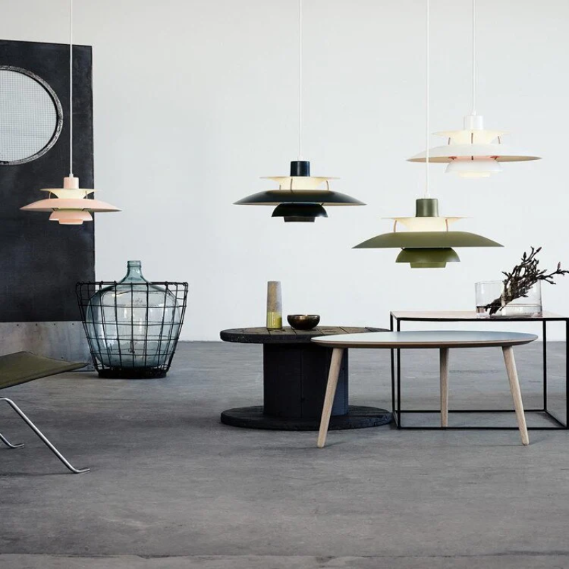Multicolored Layered Pendant Lamp | Lersk