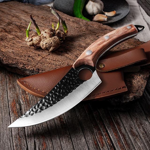 Coltello da cucina giapponese fatto a mano Huusk Premium Control Pro | Lersk