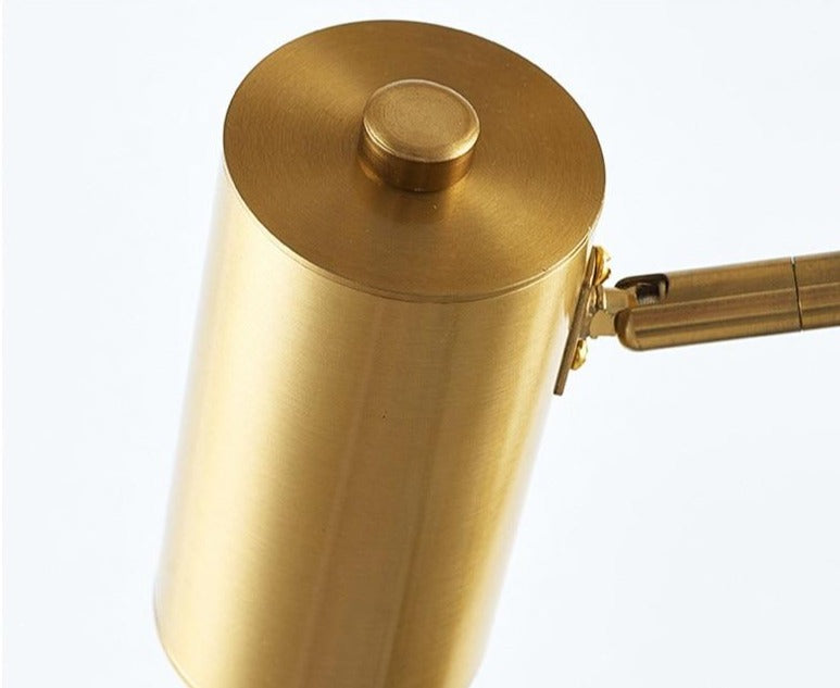 AeroLume Swivel Wall Sconce Iron With Brushed Brass Finish | Lersk