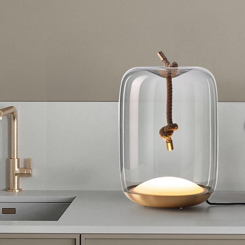Skovra | Nordic Knotted Hemp Rope Table Lamp | Lersk