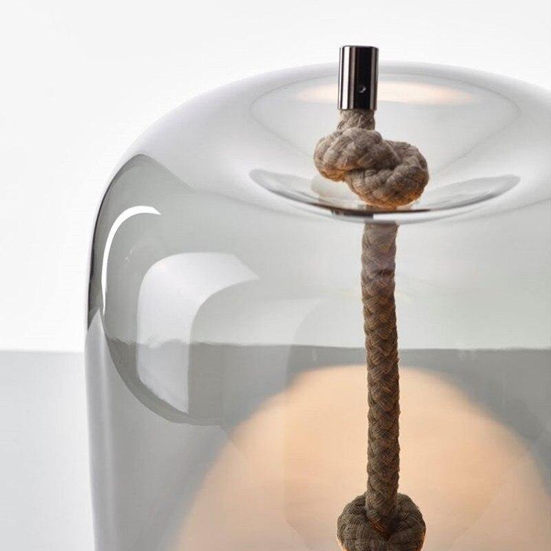 Skovra | Nordic Knotted Hemp Rope Table Lamp | Lersk