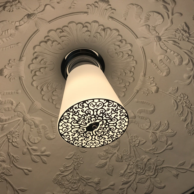 Lampadario a cristalli in resina Solara Bloom a plafone semi incassato | Lersk