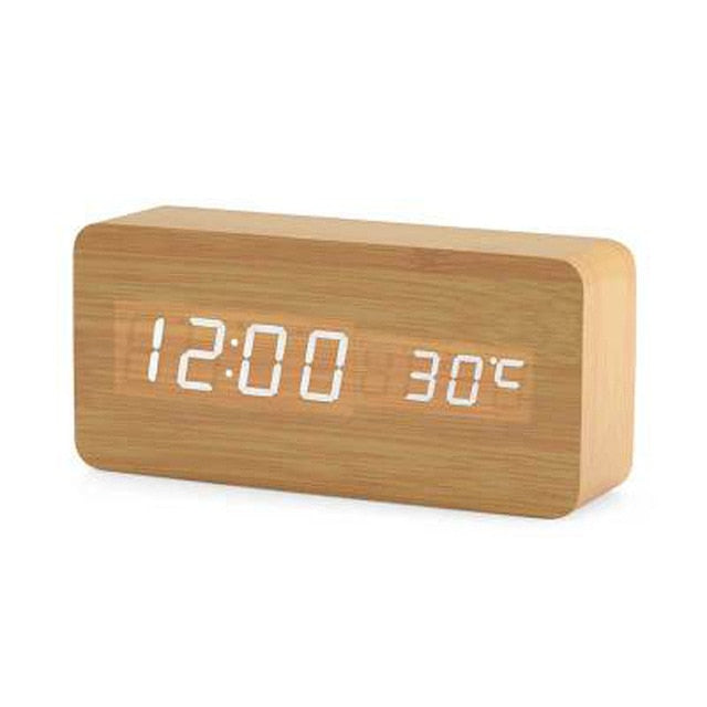 Sova Digital Voice-Activated LED Alarm Clock For Bedroom | Lersk