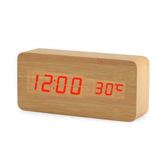 Sova Digital Voice-Activated LED Alarm Clock For Bedroom | Lersk