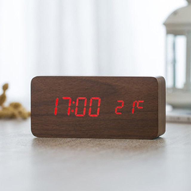 Sova Digital Voice-Activated LED Alarm Clock For Bedroom | Lersk