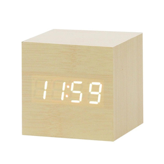 Sova Digital Voice-Activated LED Alarm Clock For Bedroom | Lersk