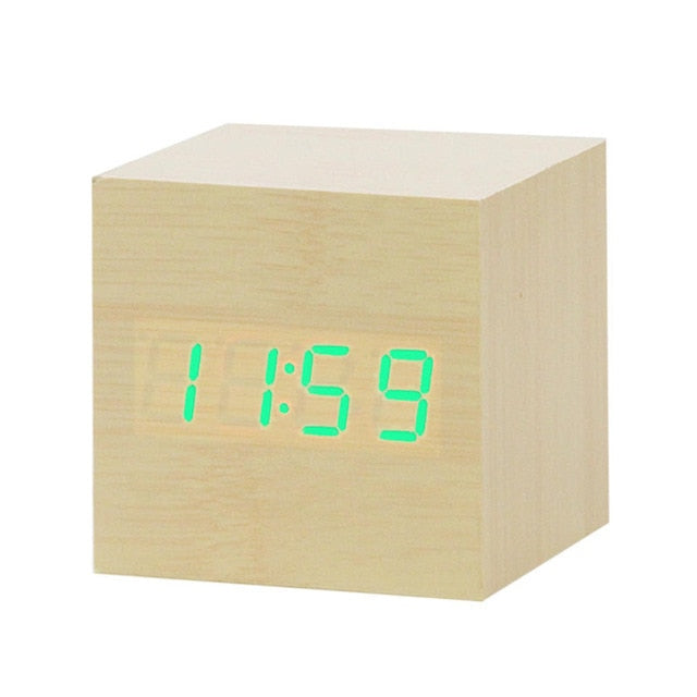 Sova Digital Voice-Activated LED Alarm Clock For Bedroom | Lersk