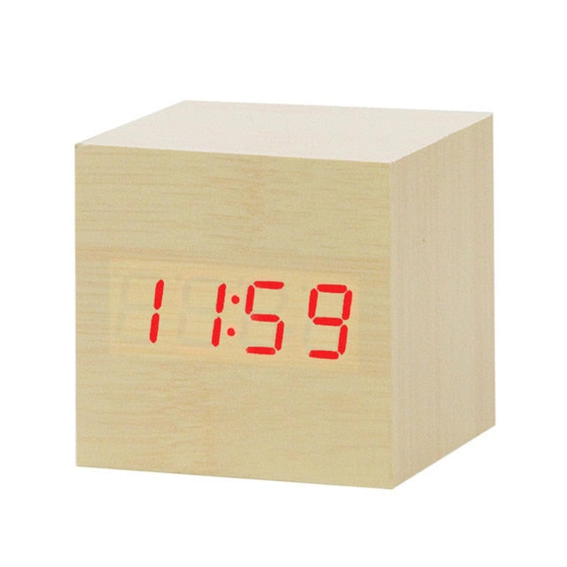 Sova Digital Voice-Activated LED Alarm Clock For Bedroom | Lersk