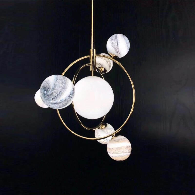 LumiSphere Designer Planet Kronleuchter | Lersk