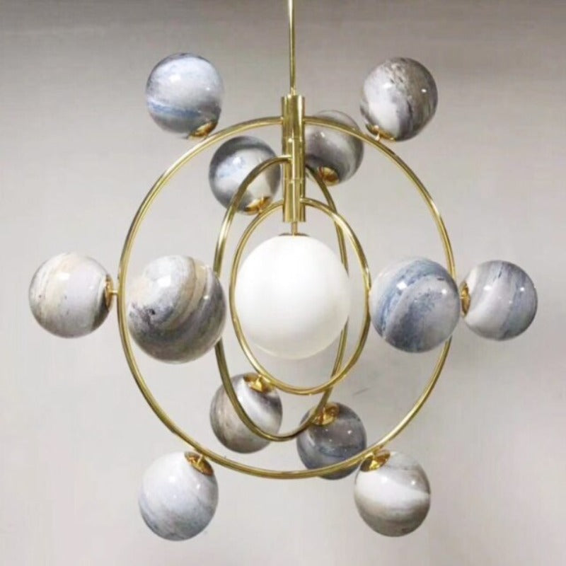 LumiSphere Designer Planet Kronleuchter | Lersk