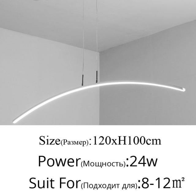 Skandinávský závěsný lustr Arc | Lersk