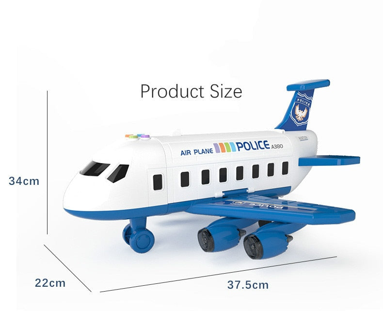 Set de jeu Avion SkyExplorer pour enfants - Ensemble de jeu de rôle et de construction de 20 pièces pour jeunes constructeurs | Lersk