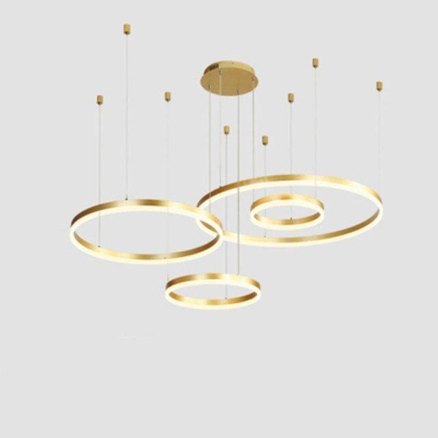 LuxeGlow | Lampadario Moderno Rotondo Elegante a Luce Infinita | Lersk