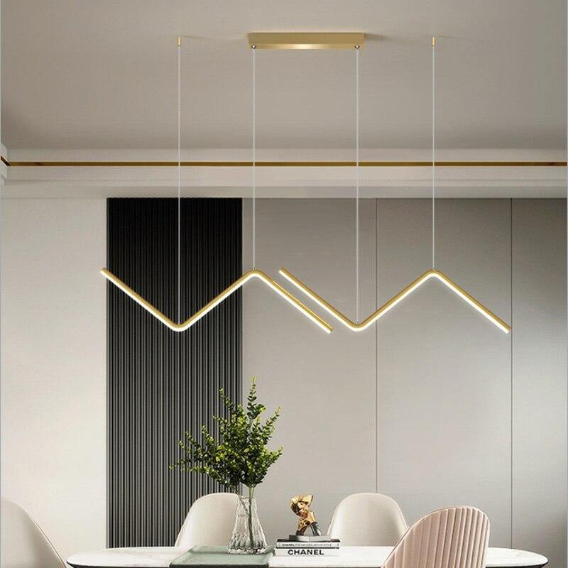 Lămpi suspendate LED triunghi geometrice | Lersk