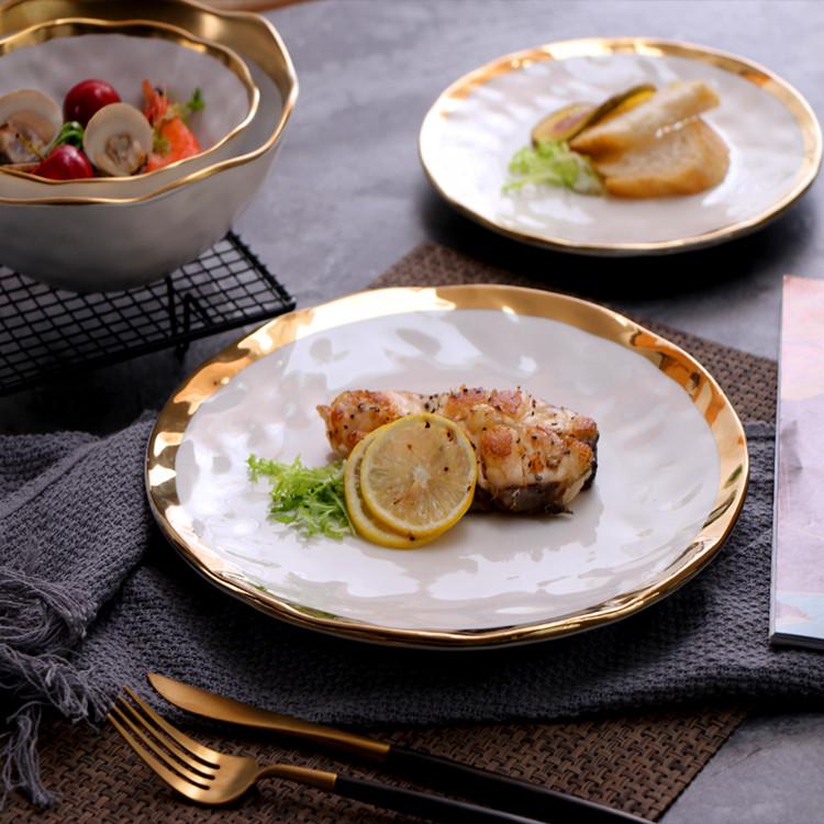 Astra Pearl Plate Duo Glistening Dinnerware Elevates Meals | Lersk