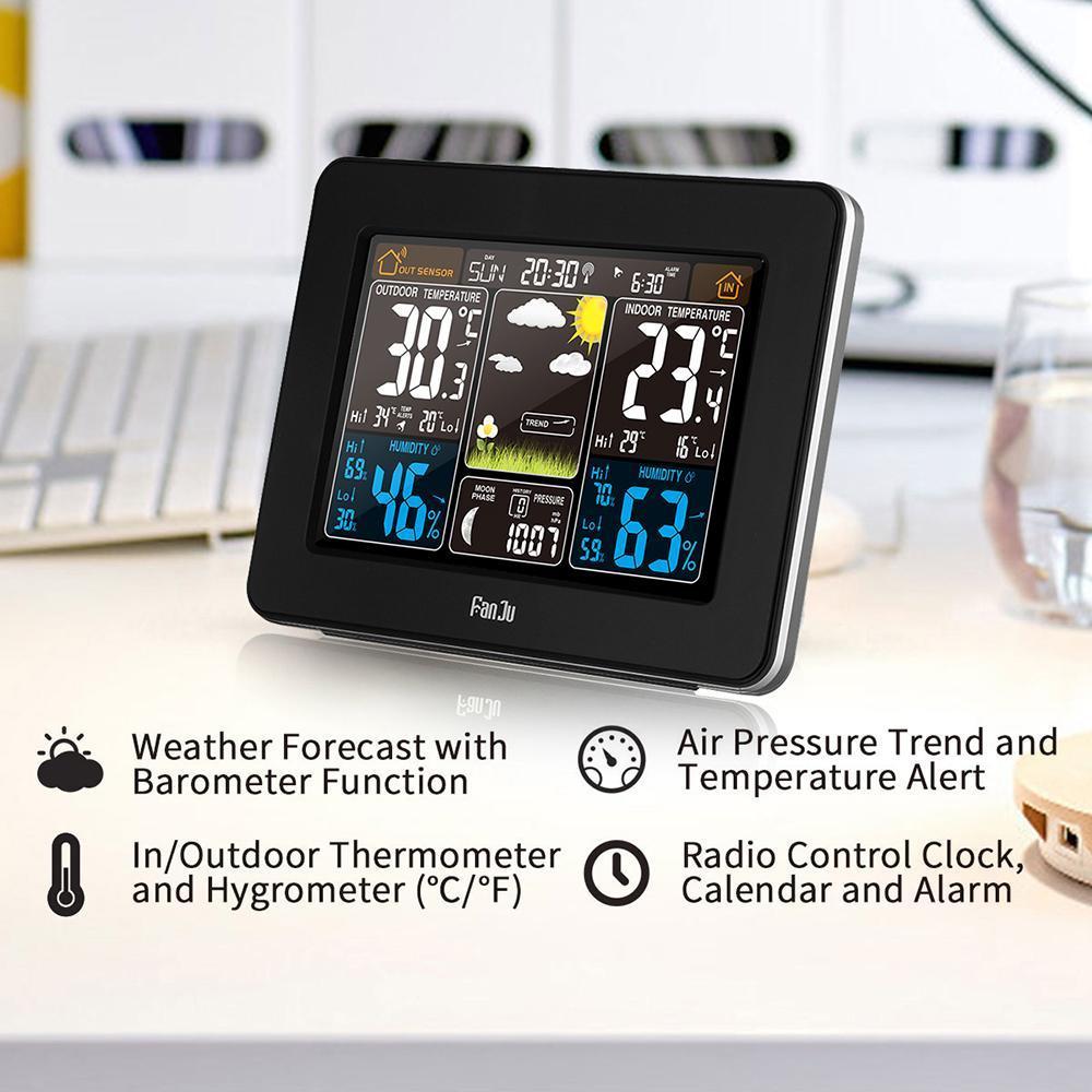ClimaSense Bezdrátová domácí meteorologická stanice Teplota a vlhkost | Lersk
