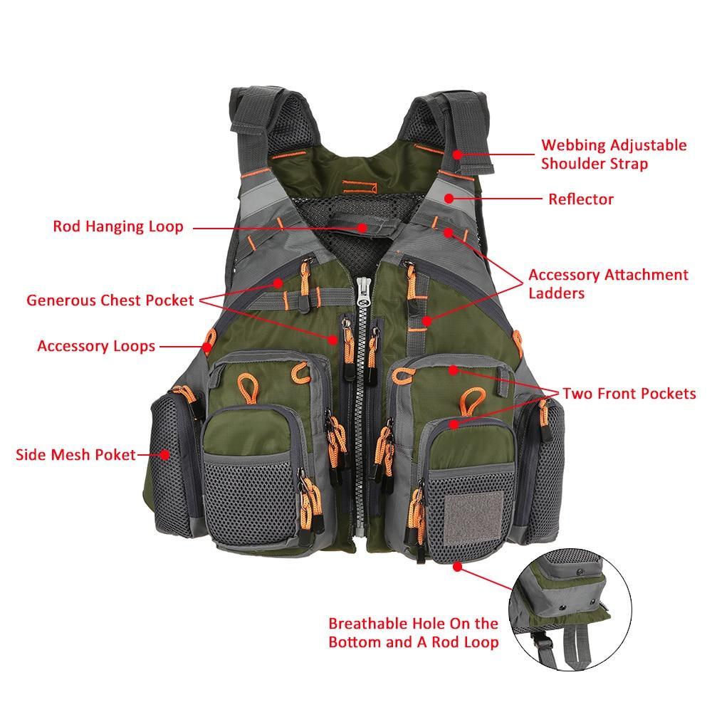 Professionelle Angel-Schwimmweste für Angler und Outdoor-Freunde auf dem Wasser und am Steg | Lersk