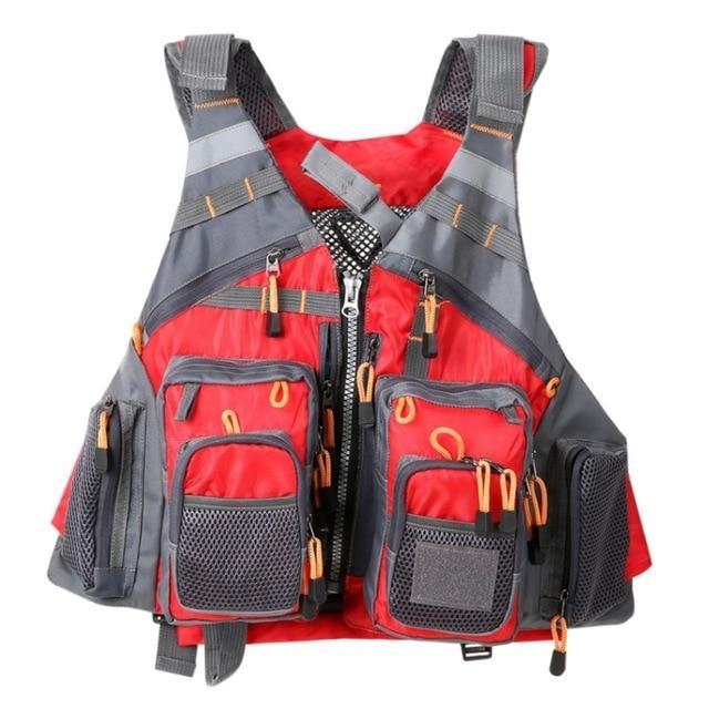 Professionelle Angel-Schwimmweste für Angler und Outdoor-Freunde auf dem Wasser und am Steg | Lersk