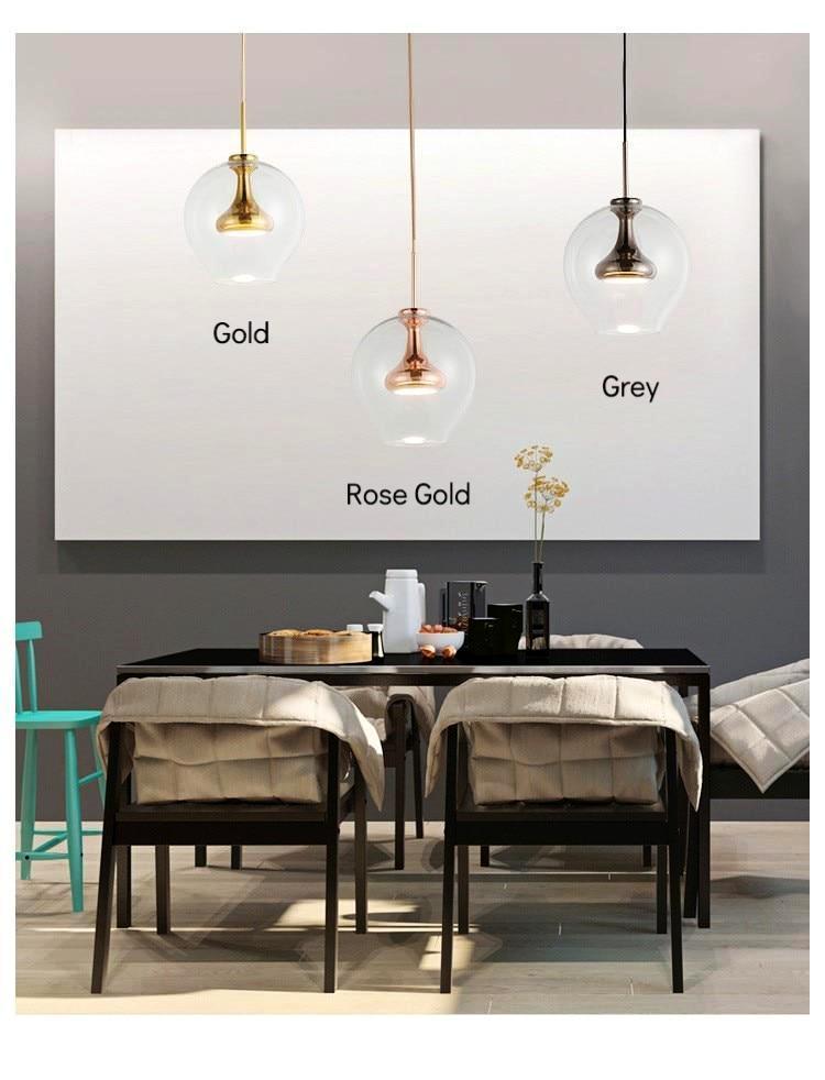 Glass Tulip Pendant Light by Lunara | Lersk