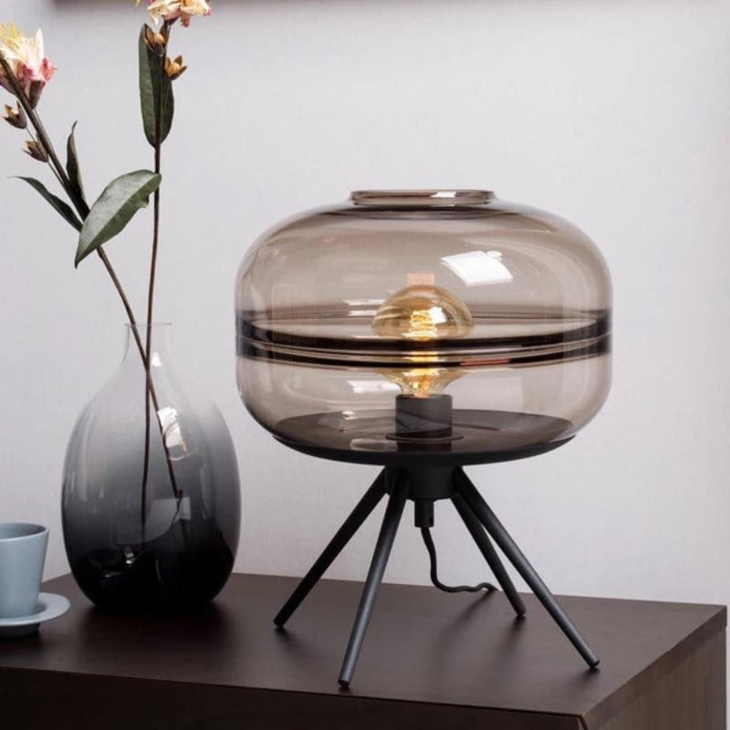 Calen | Stolní lampa se skleněným stínidlem | Lersk