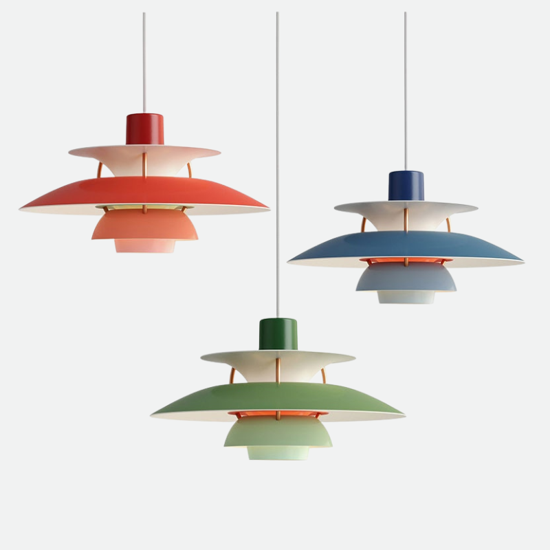 Multicolored Layered Pendant Lamp | Lersk