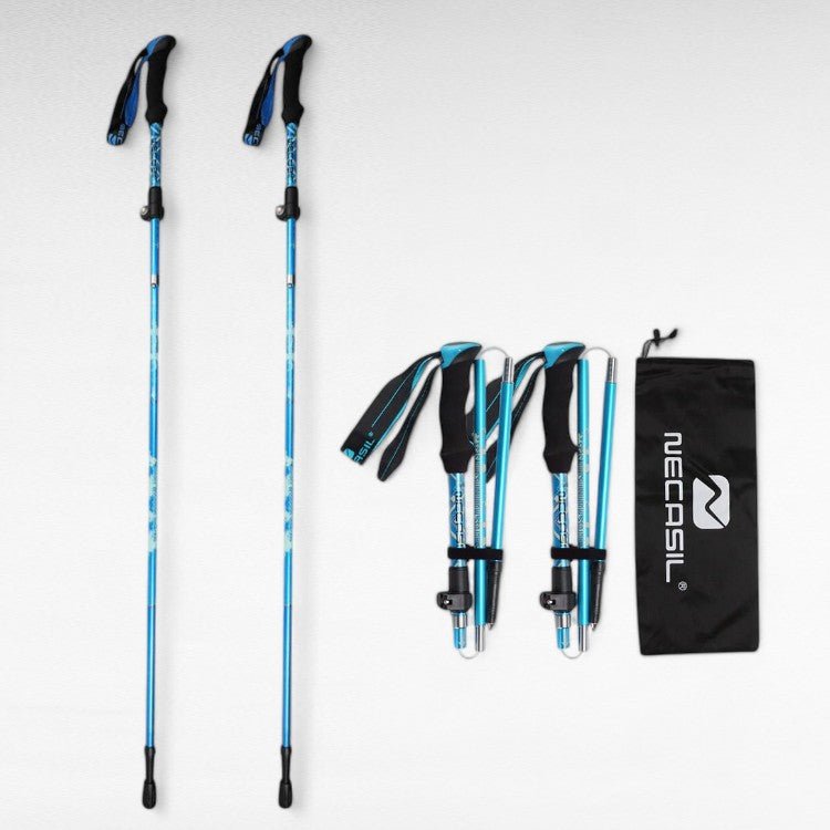 TrailEase Ultra Light Ergonomic Adjustable Trekking Poles | Lersk