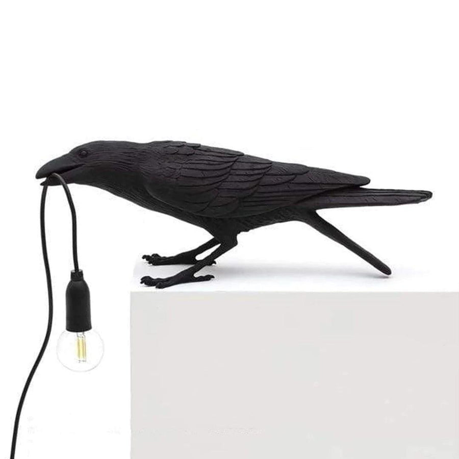 Lampada da parete FeatherGlow a forma di uccello con luce LED calda per decorazione ambientale | Lersk